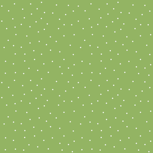 Tiny Dots Green with White Dots by Kim Christopherson of Kimberbell Designs for Maywood Studios - MAS8210-GW