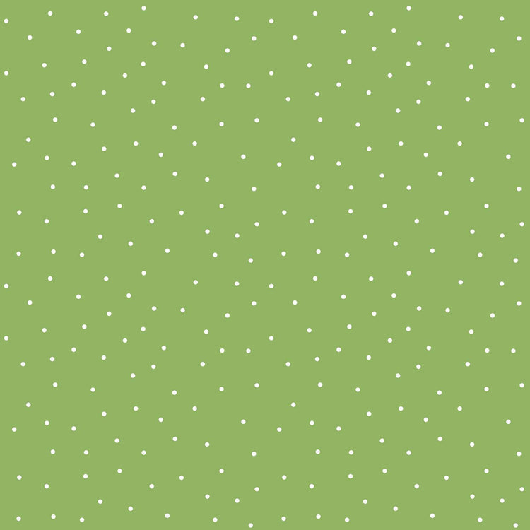 Tiny Dots Green with White Dots by Kim Christopherson of Kimberbell Designs for Maywood Studios - MAS8210-GW