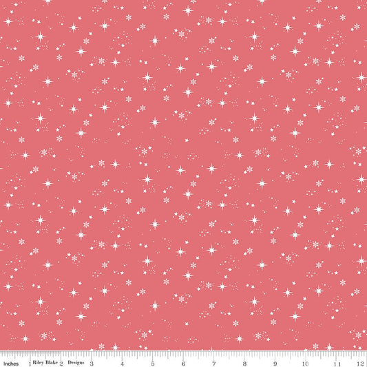 Moonchild Starfall Raspberry by Fran Gulick of Cotton and Joy for Riley Blake Designs - C13825-RASPBERRY