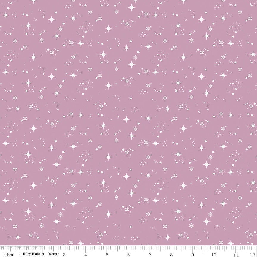 Moonchild Starfall Thistle by Fran Gulick of Cotton and Joy for Riley Blake Designs - C13825-THISTLE