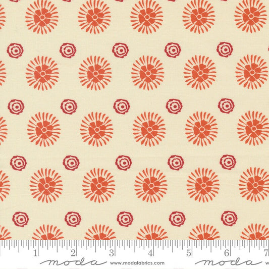 Cadence Dots Cream Rust by Crystal Manning for Moda Fabrics - 11917 11