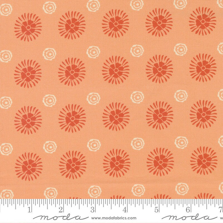 Cadence Dots Peach Blossom by Crystal Manning for Moda Fabrics - 11917 12