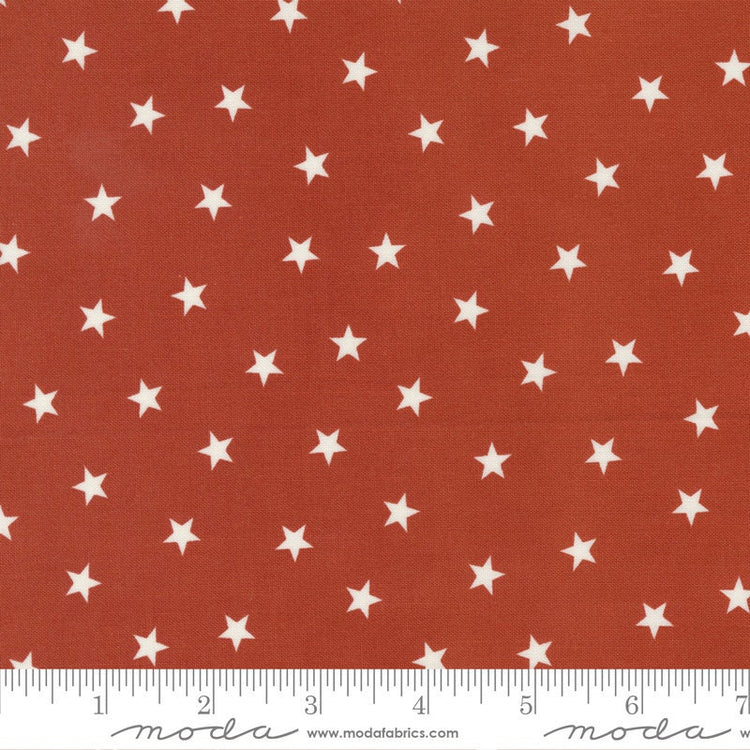 Sunrise Side Star Blenders Rust by Minick & Simpson for Moda Fabrics - 14964 24
