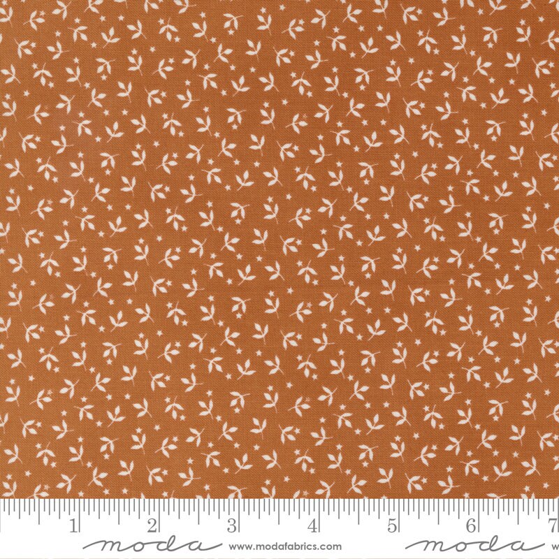 Sunrise Side Little Leaf Blenders Amber by Minick & Simpson for Moda Fabrics - 14965 13