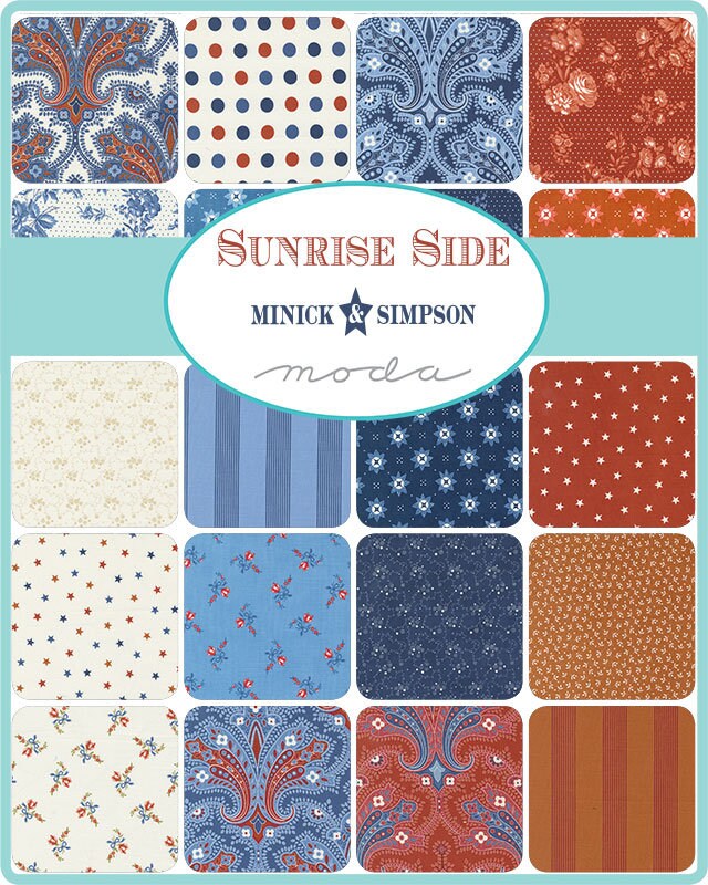 Sunrise Side Fat Quarter Bundle by Minick & Simpson for Moda Fabrics - 14960AB (31 pieces)