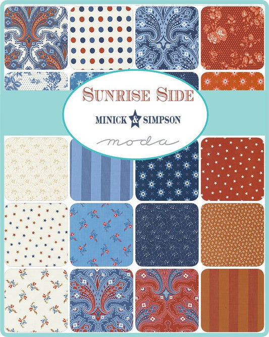 Sunrise Side Layer Cake by Minick & Simpson for Moda Fabrics - 14960LC (42 pieces)