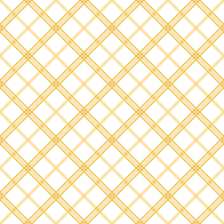 Plaid Yellow by Kim Christopherson of Kimberbell Designs for Maywood Studios - MAS8262-Y