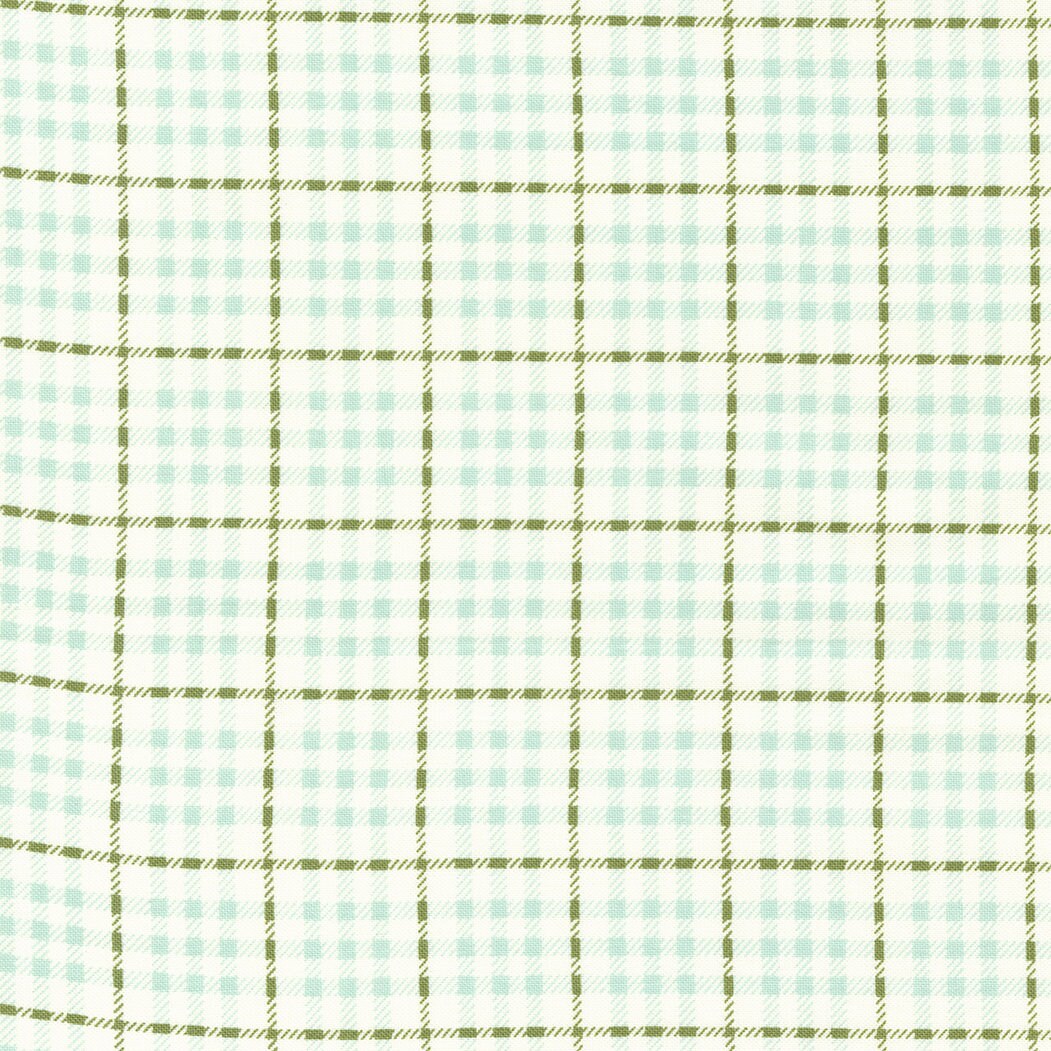 Main Street Picnic Plaid Vanilla Sky by Sweetwater for Moda Fabrics - 55644 12