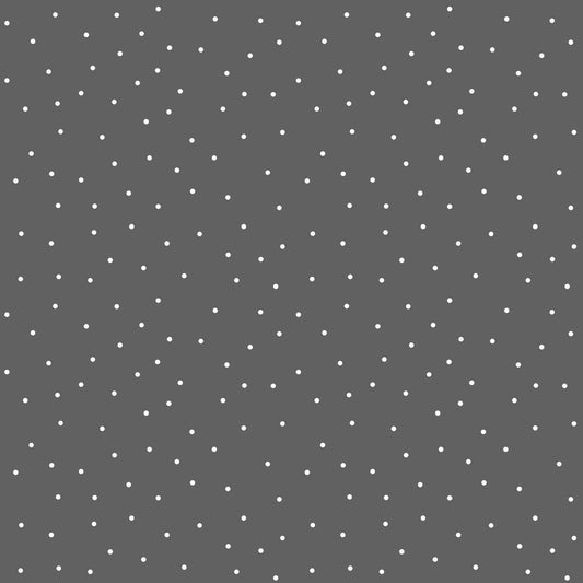 Tiny Dots Dark Gray with White Dots by Kim Christopherson of Kimberbell Designs for Maywood Studios - MAS8210-KW