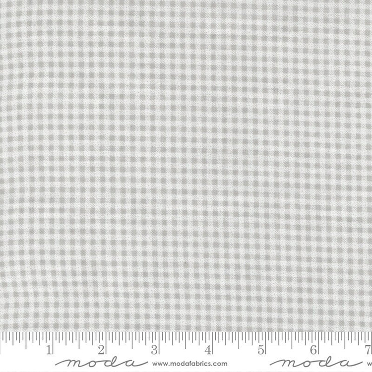 Peachy Keen Weathered Gingham Grey by Corey Yoder for Moda Fabrics - 29176 12