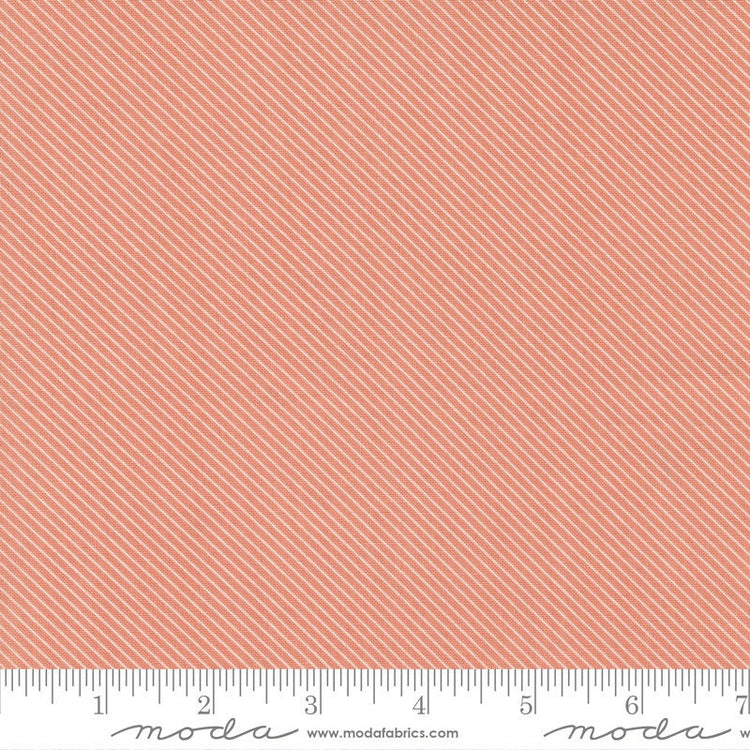 Peachy Keen Bias Stripe Coral by Corey Yoder for Moda Fabrics - 29177 29