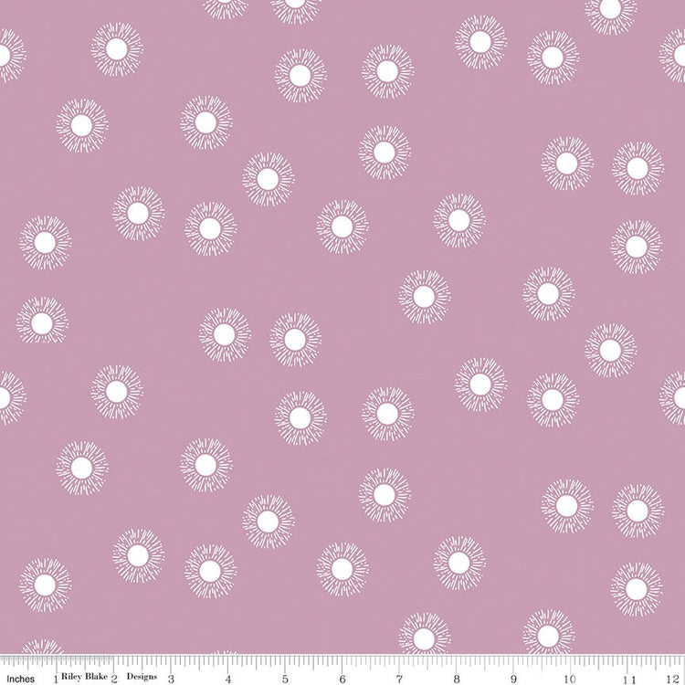 Moonchild Sunrise Thistle by Fran Gulick of Cotton and Joy for Riley Blake Designs - C13824-THISTLE