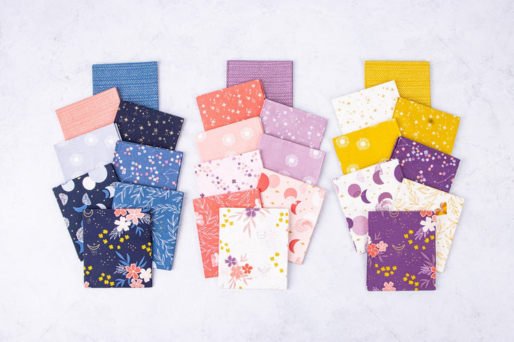 Moonchild Fat Quarter Bundle by Fran Gulick of Cotton and Joy for Riley Blake Designs - FQ-13820-25 (25 pieces)