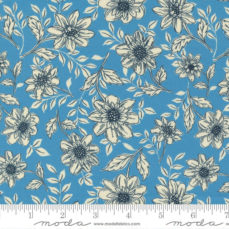 Cadence Dahlia Cornflower by Crystal Manning for Moda Fabrics - 11911 19