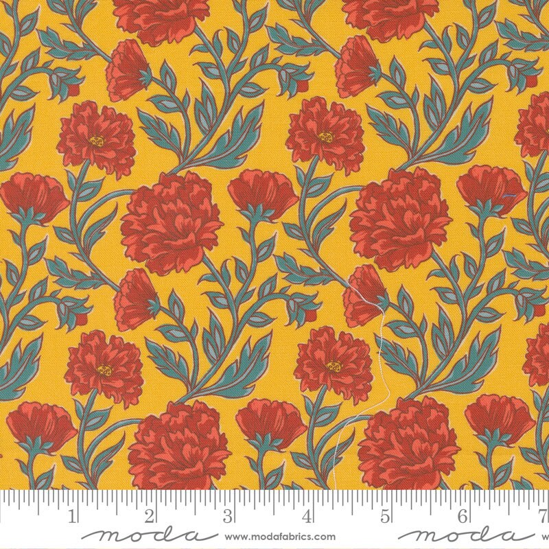 Cadence Allegro Saffron by Crystal Manning for Moda Fabrics - 11912 14