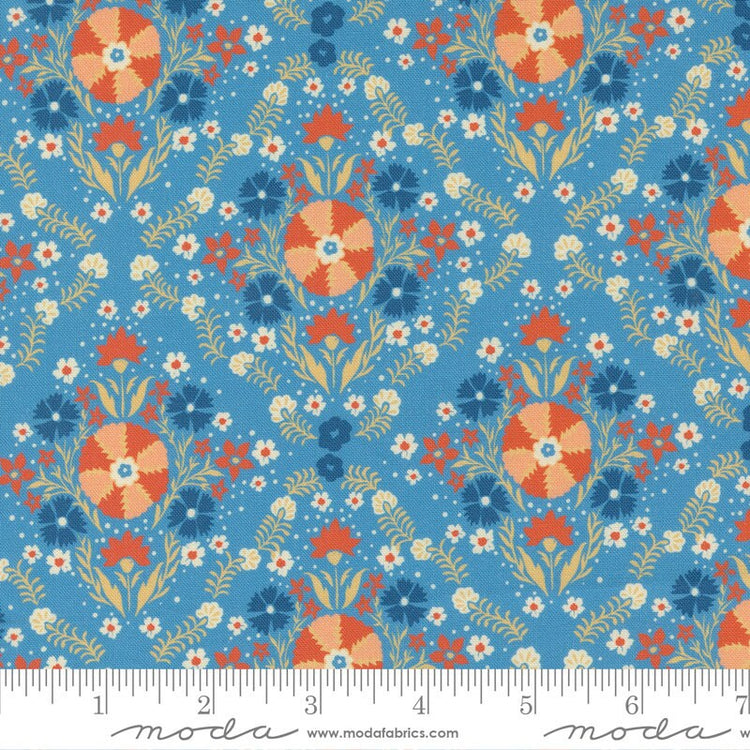 Cadence Jasmine Cornflower by Crystal Manning for Moda Fabrics - 11913 19