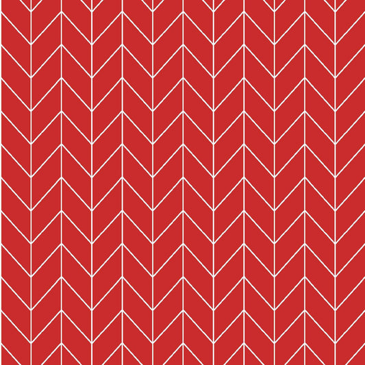 Chevron Red by Kim Christopherson of Kimberbell Designs for Maywood Studios - MAS8258-R