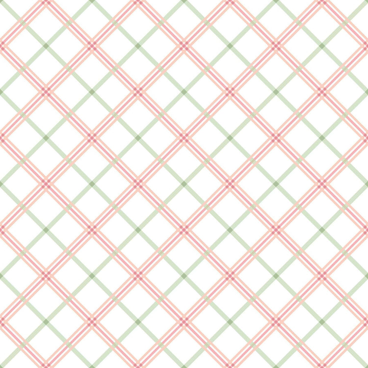 Plaid Pink & Green by Kim Christopherson of Kimberbell Designs for Maywood Studios - MAS8262-PG