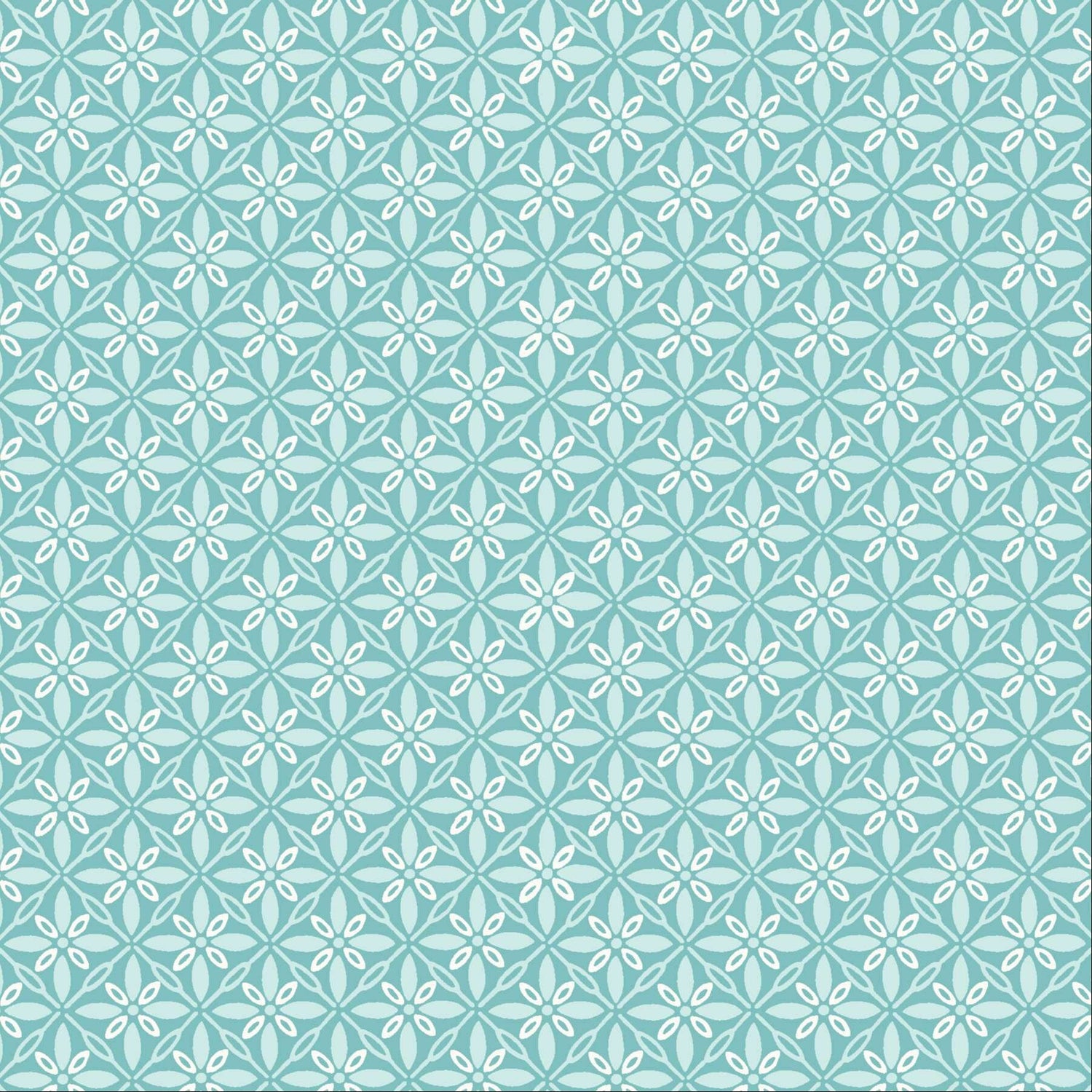 Tufted Aqua by Kim Christopherson of Kimberbell Designs for Maywood Studios - MAS9396-Q