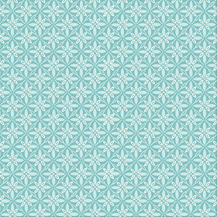 Tufted Aqua by Kim Christopherson of Kimberbell Designs for Maywood Studios - MAS9396-Q