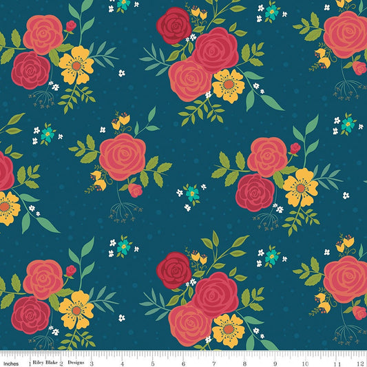 Market Street Main Navy by Heather Peterson of Anka's Treasures for Riley Blake Designs - C14120-NAVY