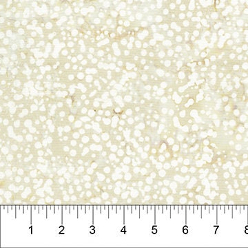 Banyan Classics Dot Batik Ivory by Banyan Batiks Studio for Northcott Fabrics - 81205-30