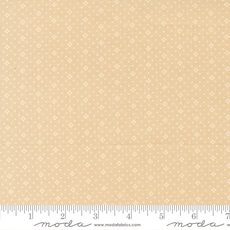 Eyelet Basic Dot Latte by Fig Tree & Co for Moda Fabrics - 20488 62