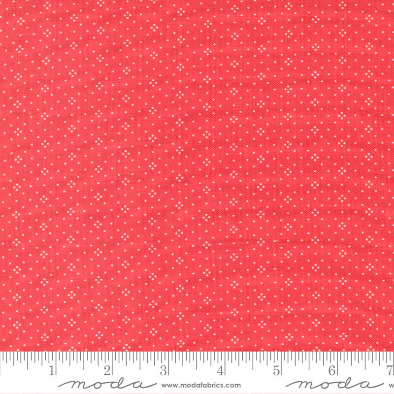 Eyelet Basic Dot Strawberry by Fig Tree & Co for Moda Fabrics - 20488 67