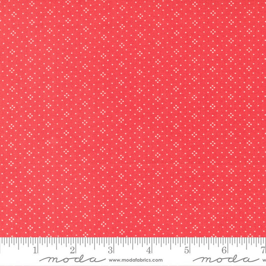 Eyelet Basic Dot Strawberry by Fig Tree & Co for Moda Fabrics - 20488 67