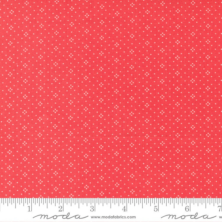 Eyelet Basic Dot Strawberry by Fig Tree & Co for Moda Fabrics - 20488 67