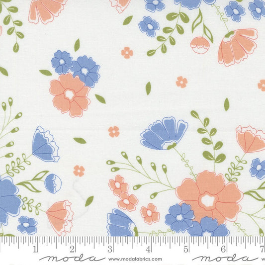 Peachy Keen Moonlit Meadow Off White by Corey Yoder for Moda Fabrics - 29170 11