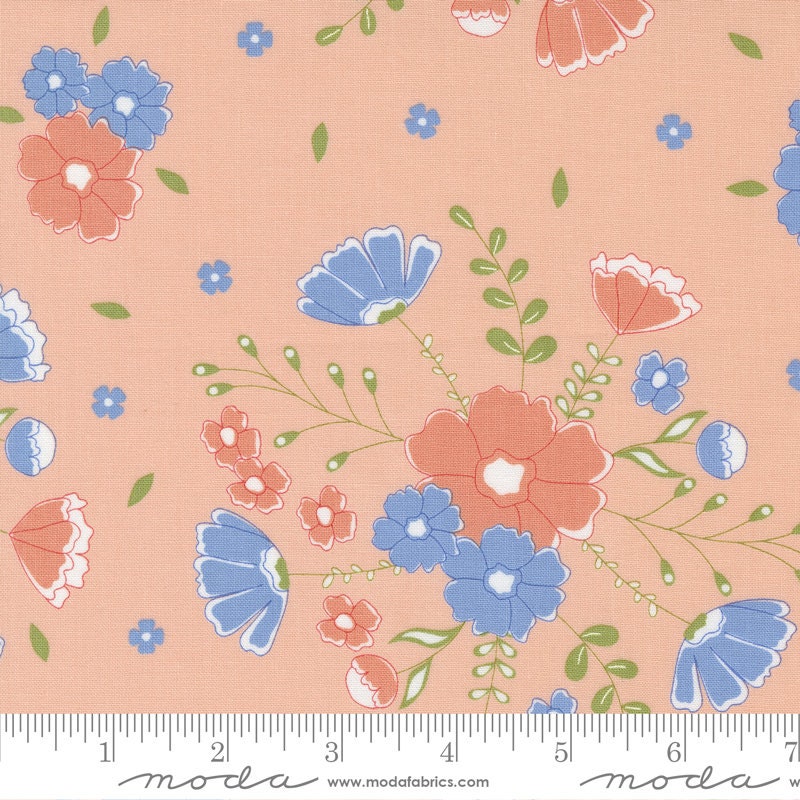 Peachy Keen Moonlit Meadow Bubble Gum by Corey Yoder for Moda Fabrics - 29170 17