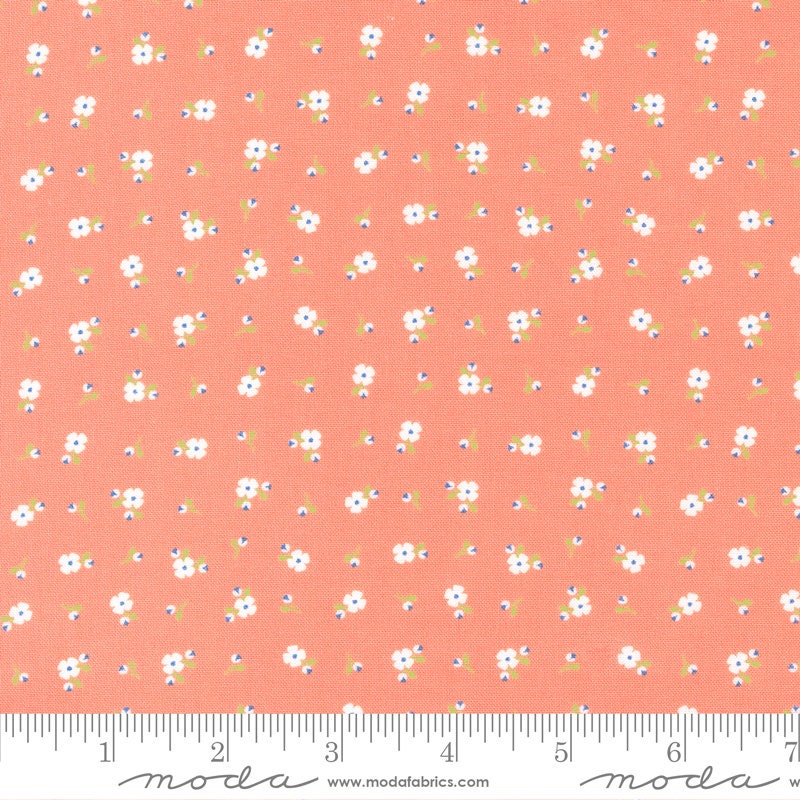 Peachy Keen Pixie Ditsy Coral by Corey Yoder for Moda Fabrics - 29175 19