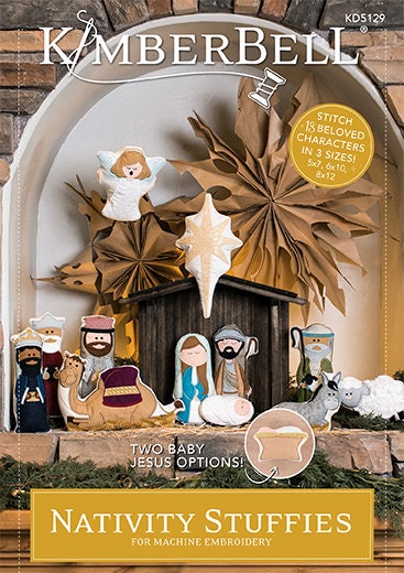 IN STOCK Nativity Stuffies by Kimberbell Designs - Machine Embroidery CD - KD548