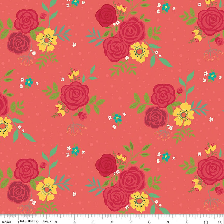 Market Street Main Tearose by Heather Peterson of Anka's Treasures for Riley Blake Designs - C14120-TEAROSE