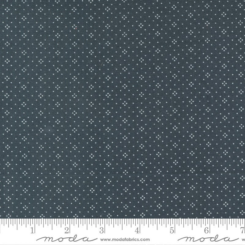 Eyelet Basic Dot Charcoal by Fig Tree & Co for Moda Fabrics - 20488 65