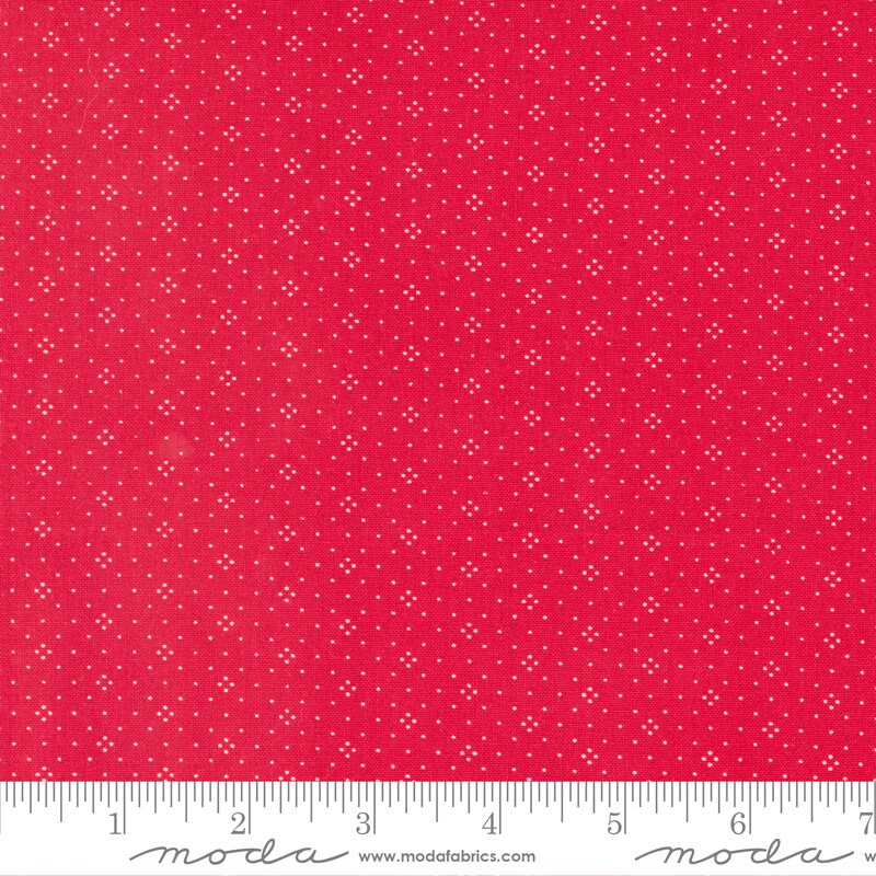 Eyelet Basic Dot Cherry by Fig Tree & Co for Moda Fabrics - 20488 66