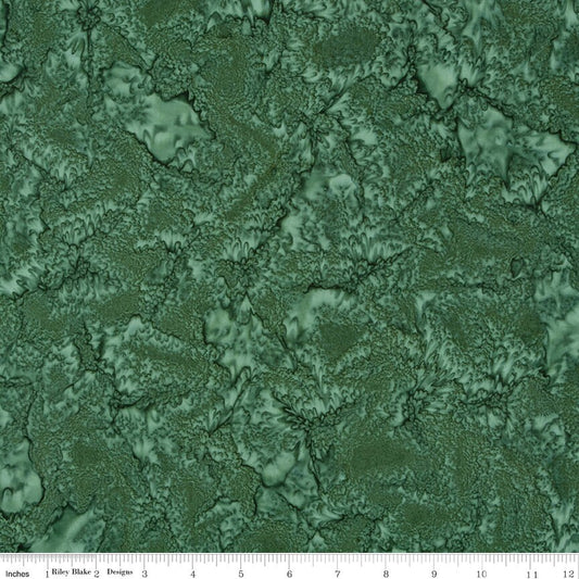 Expressions Batiks Hand-Dyes Evergreen by Riley Blake Designs - BTAP271