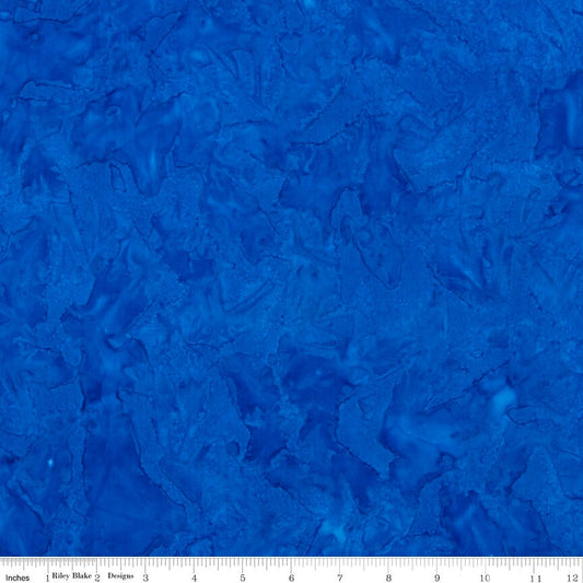 Expressions Batiks Hand-Dyes Cobalt by Riley Blake Designs - BTAP277