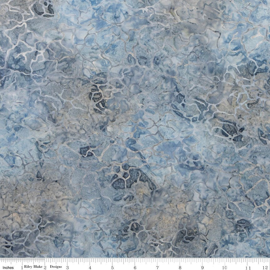 Expressions Batiks Breathe Slate by Riley Blake Designs - BTAP820