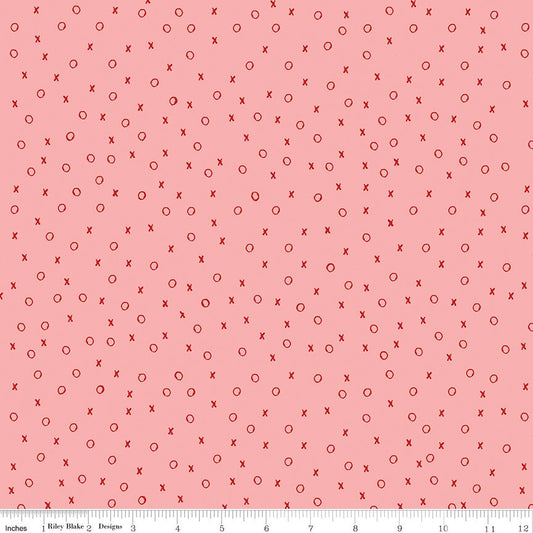 All My Heart XO on Pink by J. Wecker Frisch for Riley Blake Designs - C14134-PINK