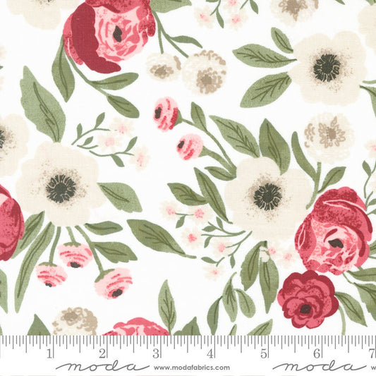 Lovestruck Gardensweet Florals Cloud by Lella Boutique for Moda Fabrics - 5190 11