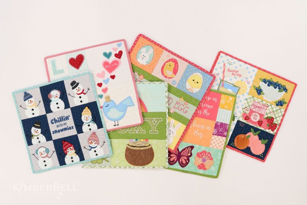Mini Quilts Volume 1: January to June Fabric Kit by Kimberbell Designs