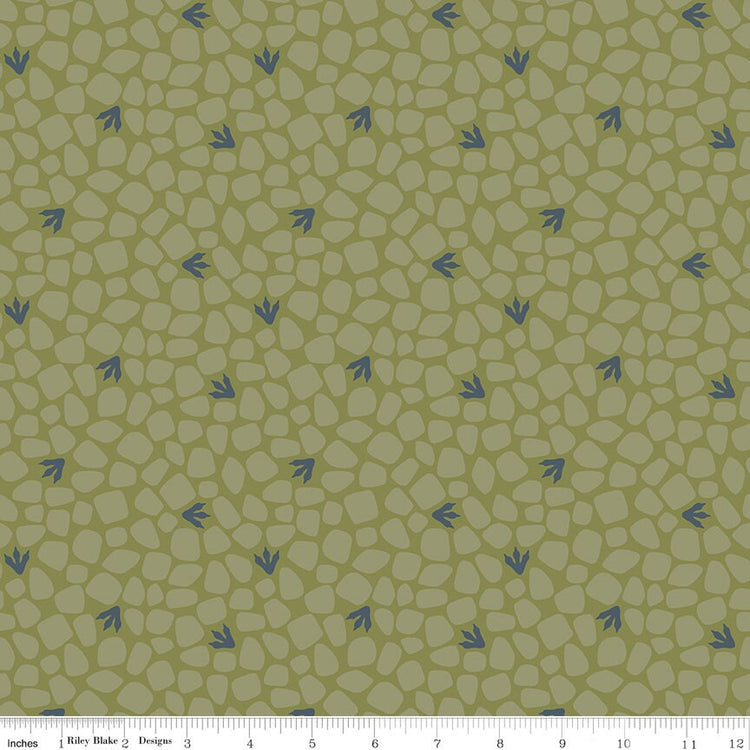 Cretaceous Pebbles Basil by Amanda Niederhauser for Riley Blake Designs - C14104-BASIL