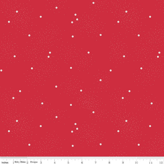 Dainty Daisy Riley Red by Beverly McCullough for Riley Blake Designs - C665-RILEYRED