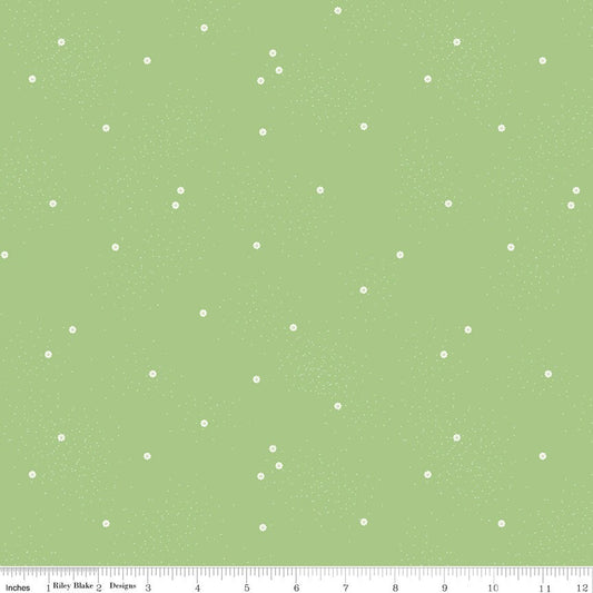 Dainty Daisy Grass by Beverly McCullough for Riley Blake Designs - C665-GRASS
