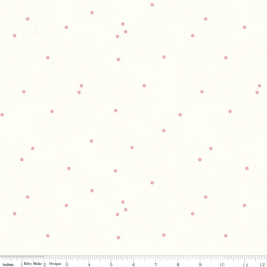 Dainty Daisy Peony on Cloud by Beverly McCullough for Riley Blake Designs - C700-PEONY
