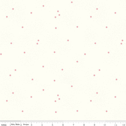 Dainty Daisy Peony on Cloud by Beverly McCullough for Riley Blake Designs - C700-PEONY