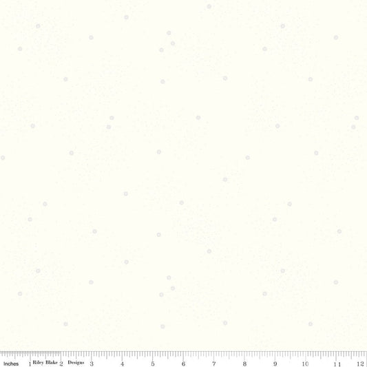 Dainty Daisy White on Cloud by Beverly McCullough for Riley Blake Designs - C700-WHITE