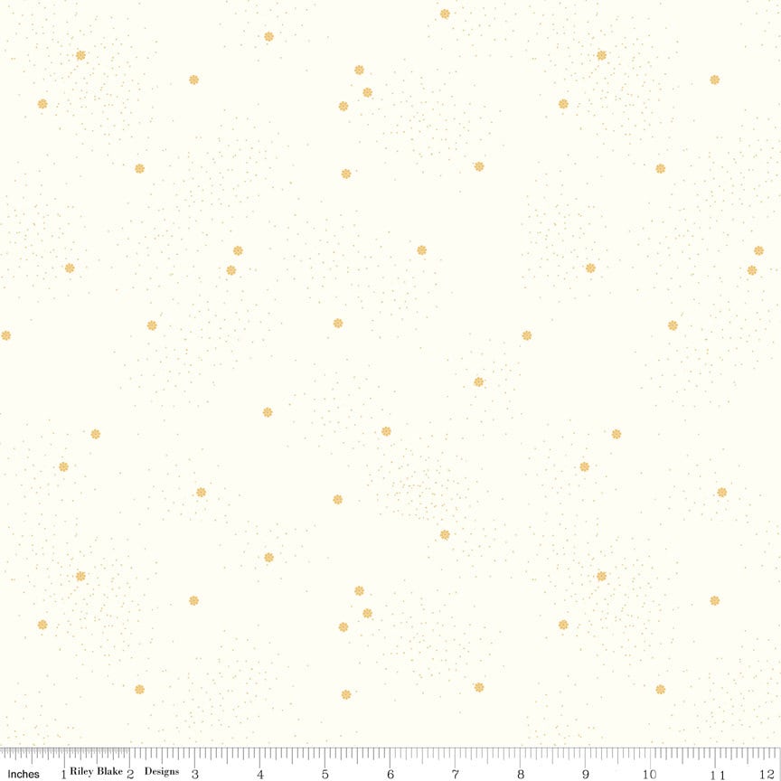 Dainty Daisy Honey on Cloud by Beverly McCullough for Riley Blake Designs - C700-HONEY